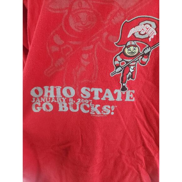 Lee Sport Ohio State Buckeye Football Shirt Mens 2X National Championship VTGY2K - Picture 2 of 8